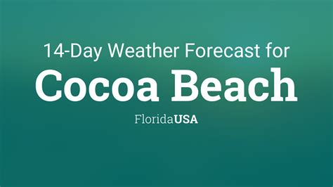 10-day weather forecast for cocoa beach florida